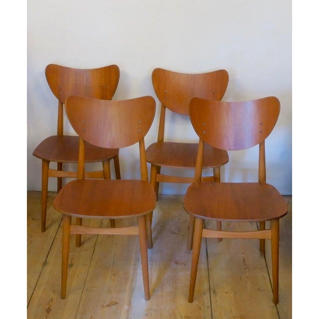 Teak Butterfly Dining Chairs attributed to G-Plan, 1960s, Set of 4 For Sale - Image 10 of 10