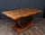 Wood Art Deco French U-Base Dining Table in Burr Walnut, 1930s For Sale - Image 7 of 15