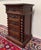 Antique French Marble Top Chest Side or End Table Nightstand Barley Twist Oak For Sale - Image 15 of 18