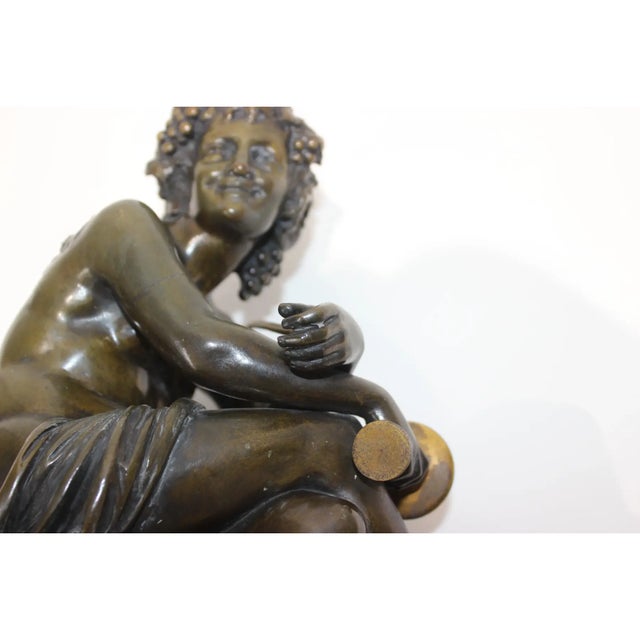 Bacchus Grand Tour Sculpture Bronze For Sale - Image 11 of 13
