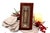 Silver Cut-Out Silver Thermometer with Monogram Card and Wooden Base For Sale - Image 8 of 8