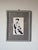 Abstract 1980s Vintage Figurative Sitting Nude Man Painting on Paper by Whitman, Framed For Sale - Image 3 of 12
