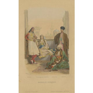 After Henri Félix Emmanuel Philippoteaux, Costumes of Greece, Turkey and Armenia, 1860, Print For Sale