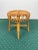 Mid-Century Modern Bamboo Rattan Stool, Italy, 1960s For Sale - Image 4 of 9