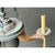 Vintage Horn Motif Metal Hanging Light For Sale - Image 10 of 12
