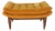 Vintage Mid Century Modern Orange Tufted Ottoman for Castro Convertibles Arden Chair For Sale