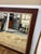Mahogany With Silver Gilt Etched Frame Wall Mirror For Sale - Image 4 of 12