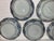 Antique Blue and White Plates - Set of 11 - Scalloped Edge - 8.25" Round - End Edo or Beginning Meiji Period For Sale - Image 14 of 18