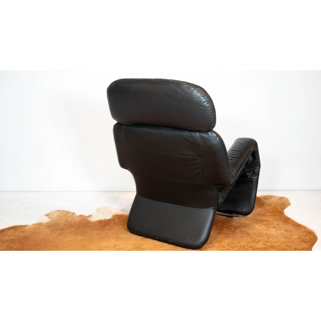 Black 1980s Percival Lafer Attr. 'Jet' Chair For Sale - Image 8 of 17