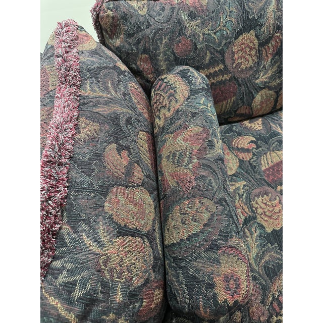 Textile Vintage Custom-Made Tapestry Couch For Sale - Image 7 of 15