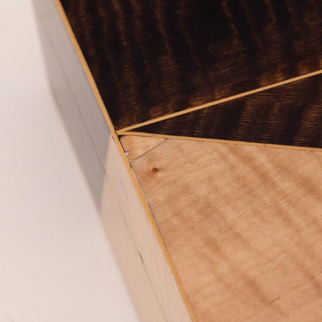 21st Century English Walnut and Sycamore Cigar Humidor, 2000s For Sale - Image 9 of 13