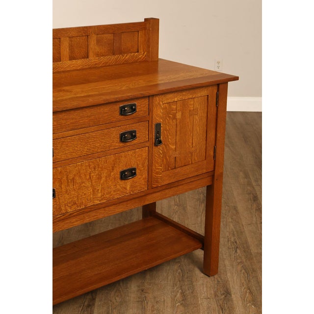 Stickley Mission Collection Oak Sideboard For Sale - Image 9 of 18