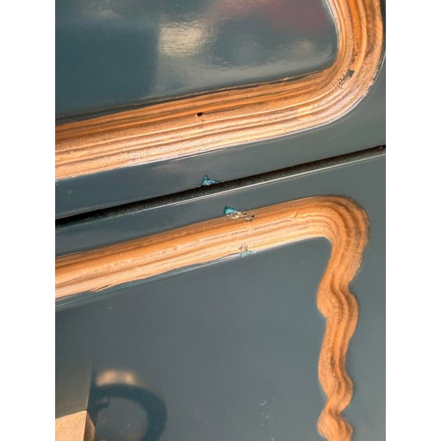 Pair of Salamander Lacquered Dorothy Draper Style Espana Chests For Sale - Image 10 of 12