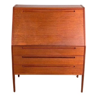 Mid-Century Danish Teak Secretary by Nils Jonsson for HJN Mobler For Sale