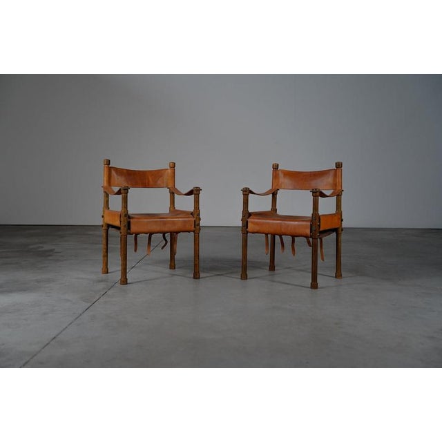 Safari chairs. The chairs are in a good condition with traces of usage normal to their age and usage.