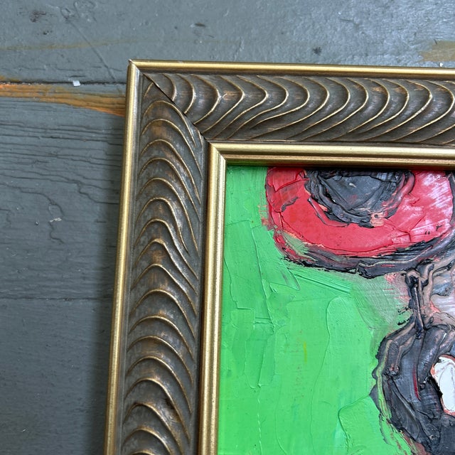 Abstract Contemporary Original Abstract Pop Art Floral Still Life Painting For Sale - Image 3 of 5