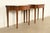 Baker Furniture Company Baker Furniture Federal Inlaid Mahogany Flip-Top Consoles or Game Tables, Pair For Sale - Image 4 of 14