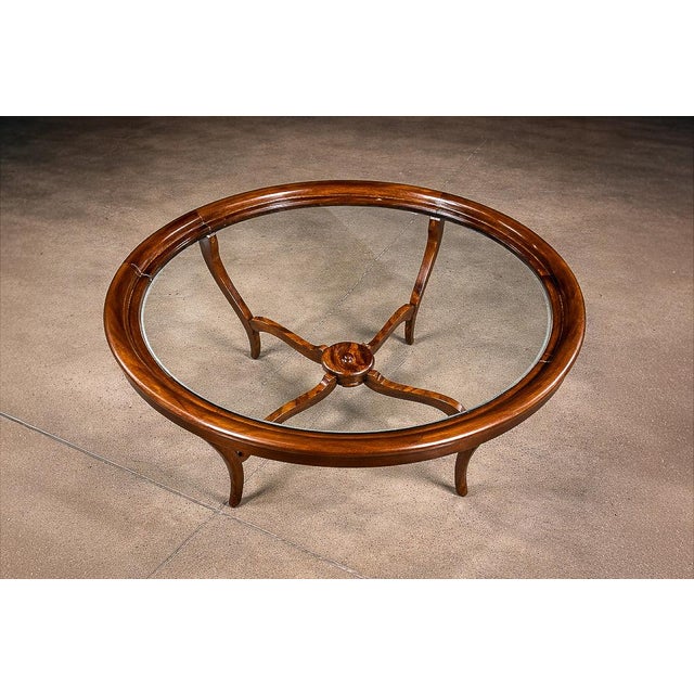 This exceptional coffee table was designed by Giuseppe Scapinelli in Brazil during the 1950s, a formative period in the...