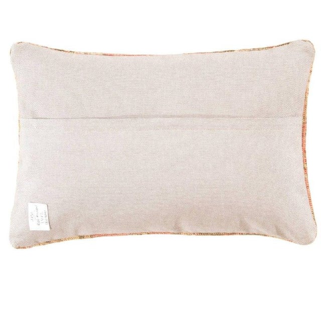 Vintage hand woven Turkish pillow. This is made of wool. Back cotton. Beautiful colors and well made. This pillow features...