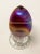 Mid 20th Century Art Glass Eggs- Set of 2 For Sale - Image 12 of 13