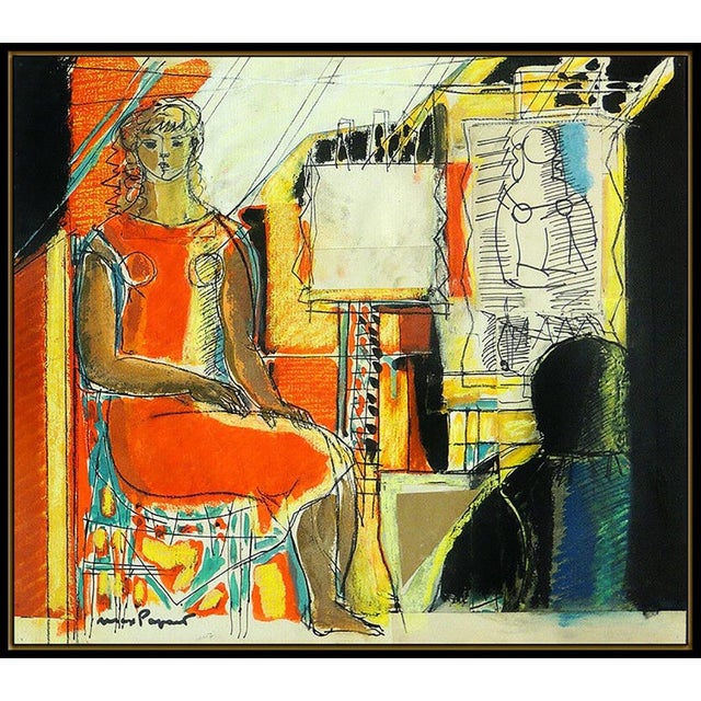 Message us to inquire about custom framing options! (Included for free with every purchase) The artwork, which is of...
