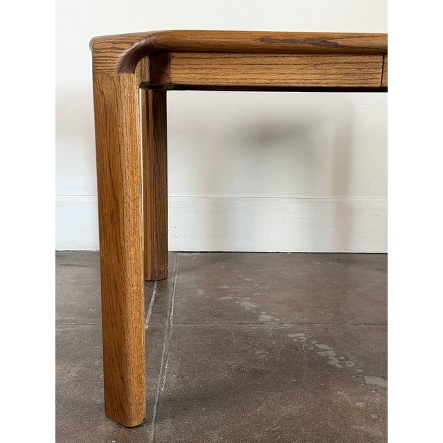 Vintage 1970's Oak Dining Table For Sale - Image 12 of 18