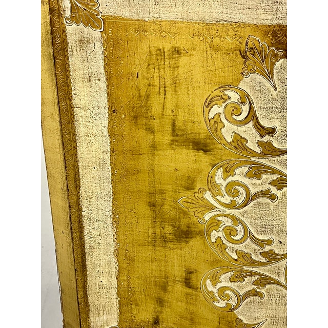 Mid-Century Florentine Italian Hollywood Regency Painted Commode Chest For Sale - Image 16 of 18
