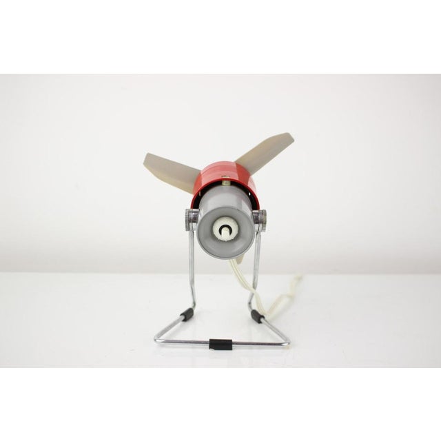 Industrial Small Table Fan, Czechoslovakia, 1960s For Sale - Image 3 of 9