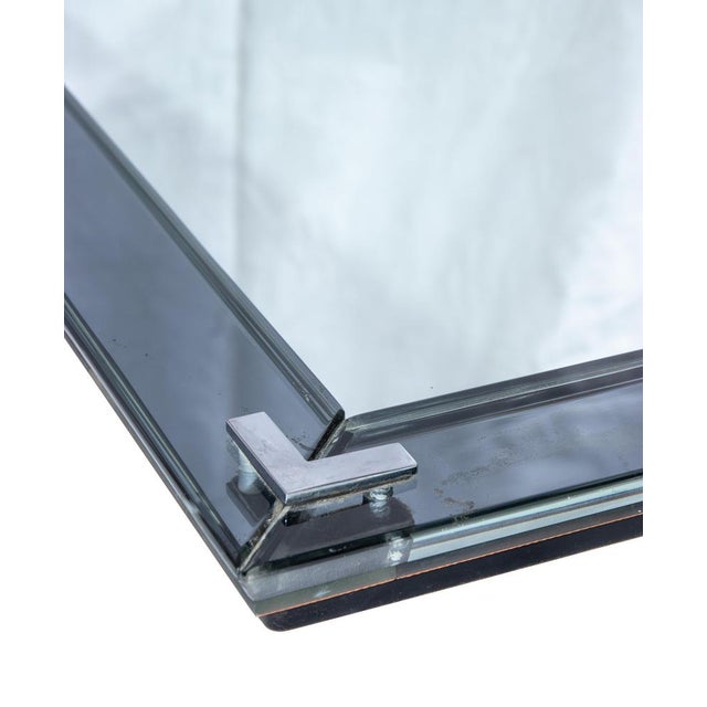 Vintage Square Mirror from Fontana Arte, Italy, 1970s For Sale - Image 3 of 11