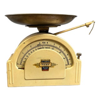 Mid-Century Mechanical Ticka Kitchen Scale from Karlsson, Sweden, 1960s For Sale
