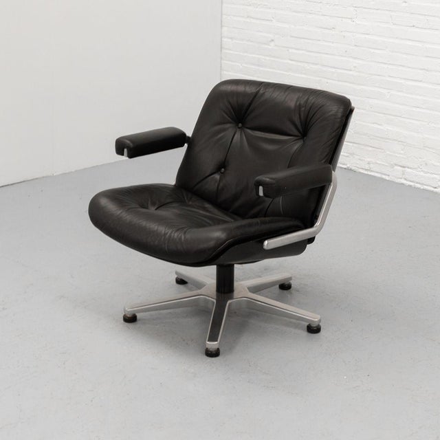 Swivel Lounge Chair by Karl Dittert for Stoll Giroflex, 1970s For Sale - Image 4 of 13