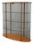 Curved Glass Display Cabinet with Integrated Lighting from Fiam, Italy For Sale