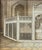 Late 19th Century An Miniature Watercolor Painting of the Infamous Taj Mahal Marble Screen For Sale - Image 5 of 5