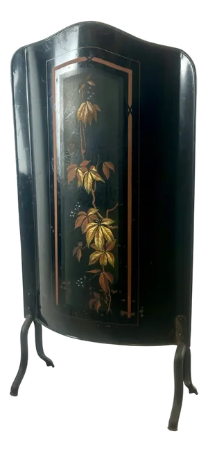 Art Nouveau Cast Iron Firescreen, 1910s