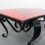 Heavy Vintage Coffee Table with 3 Tiles in Steel Frame, 1960s For Sale - Image 17 of 18