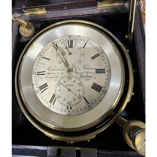 Antique Chronometer Clock from J. Sewill Liverpool For Sale - Image 8 of 11