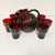 Glass Early 20th C Antique Art Deco Boho Chic Ruby Red Glassware Set - 7 Pieces. For Sale - Image 7 of 18