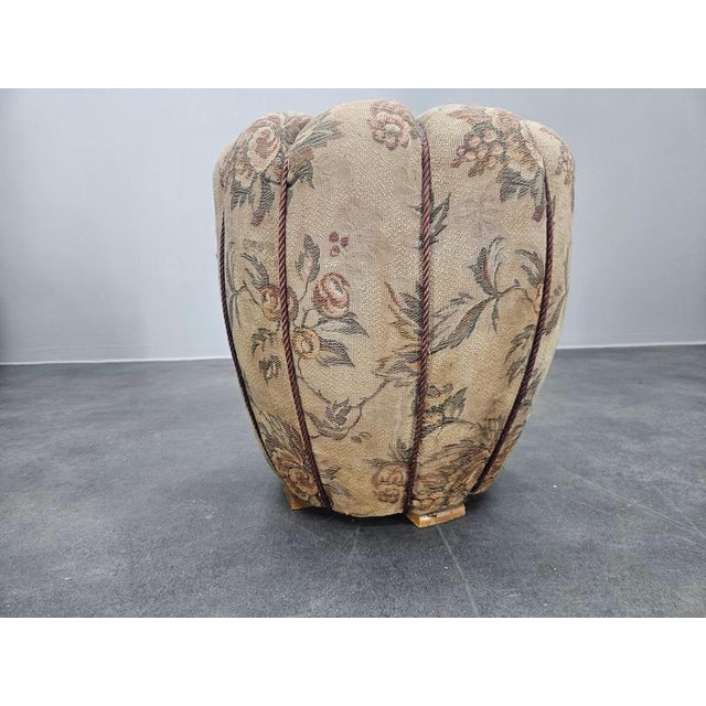 1930s Mid-Century Art Deco Ottoman by Jindřich Halabala, 1950s For Sale - Image 5 of 14
