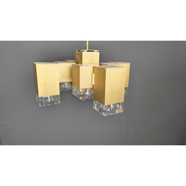 Vintage Cubic Pendant Light by Gaetano Sciolari, 1970s For Sale - Image 12 of 18