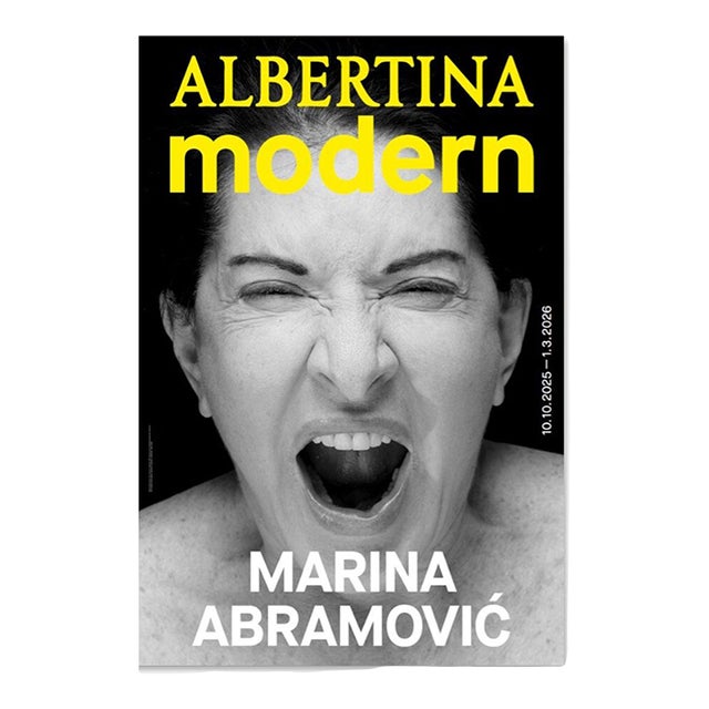 Marina Abramovic Official Exhibition Poster P For Sale