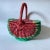 Realism Petite Wicker Watermelon Style Picnic Basket For Sale - Image 3 of 9