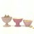 Pink Petite Footed Serving Bowl Curation - Group of 3 For Sale - Image 4 of 9