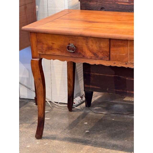 19th Century French Bureau Plat With Pull-Out Slide For Sale - Image 6 of 11