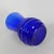 Glass Art Deco Vase with Ribbed Base in Cobalt Blue, 1930s For Sale - Image 7 of 8