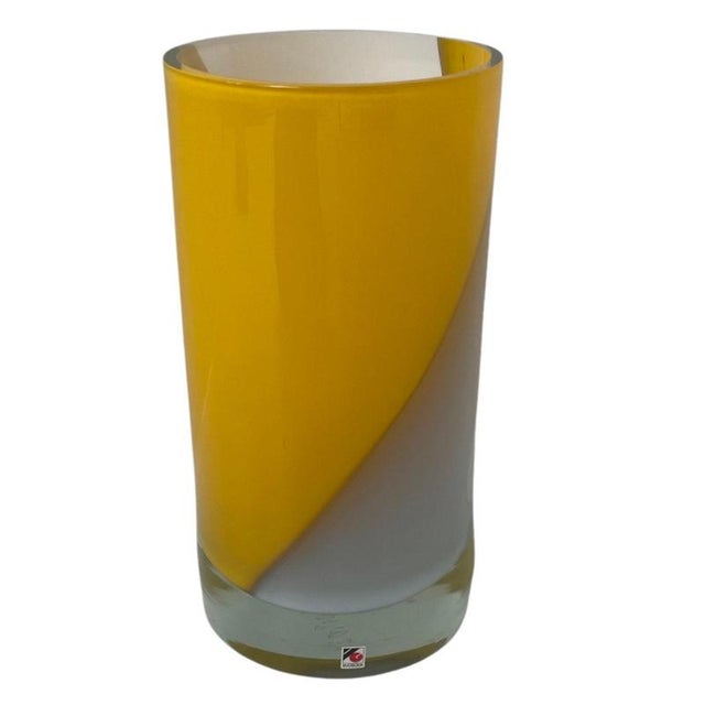 Glass Vase by Jaroslav Svoboda for Škrdlovice Glass Works, Czech Republic For Sale - Image 10 of 10