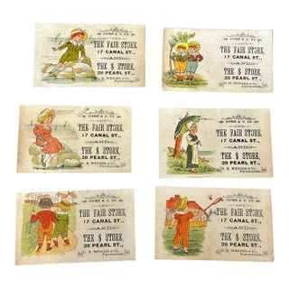 Victorian Trade Cards New York City Advertising Ephemera For Sale