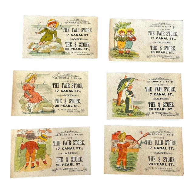 Victorian Trade Cards New York City Advertising Ephemera For Sale