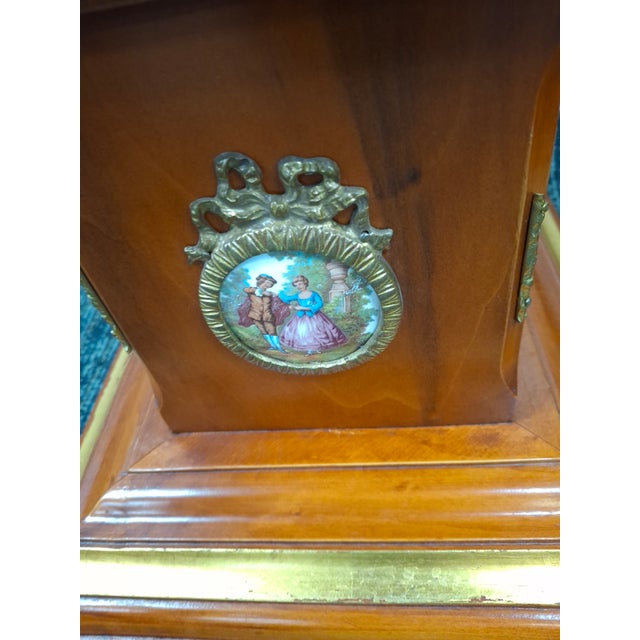 Pair Mahogany and Gilt Decorated Galleried Marble Top Pedestals by Francesco Meroni For Sale - Image 16 of 18