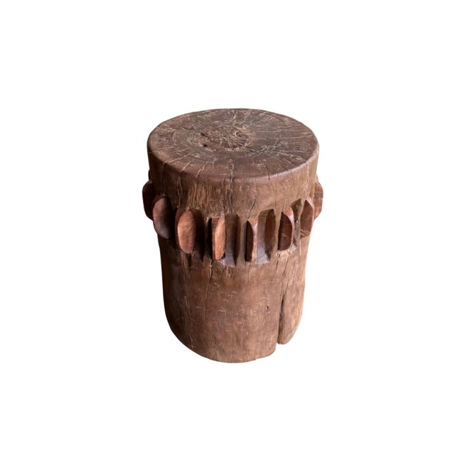 Contemporary Solid Teak Sugar Cane Crusher / Grinder From Java, Indonesia C. 1970 For Sale - Image 3 of 7