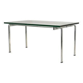 Side Table in Steel-Glass by Preben Fabricius and Jørgen Kastholm for Kill International, Germany, 1968 For Sale